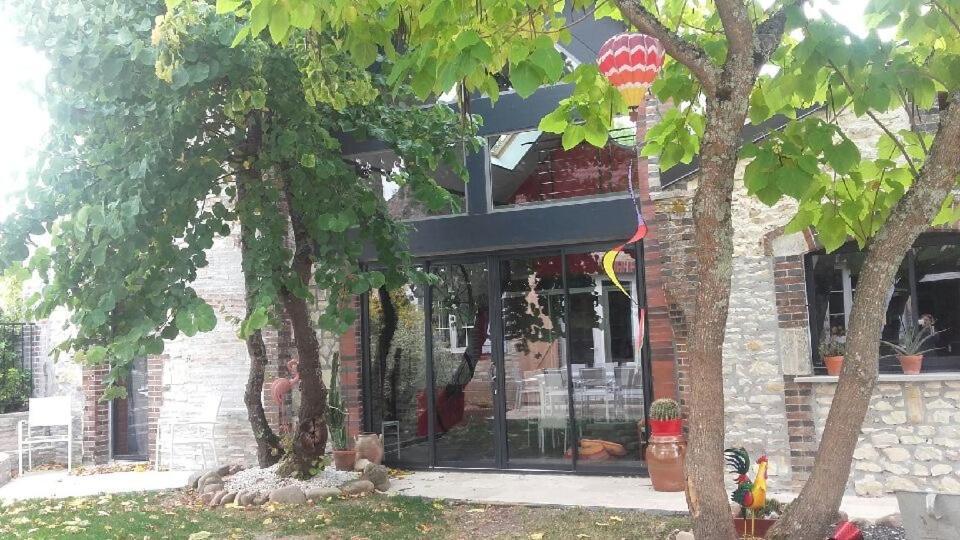Le Rouge & Blanc Panzió Saint-Maurice-le-Vieil Kültér fotó